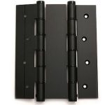 Deurveerscharnier dubbelwerkend 180x50mm aluminium zwart