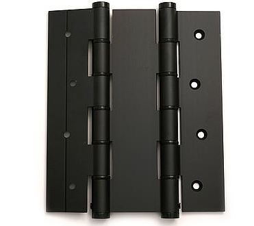 Deurveerscharnier dubbelwerkend 180x50mm aluminium zwart