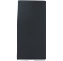 Blind Plaatje SQUARE LSQB32 rechthoekig mat zwart