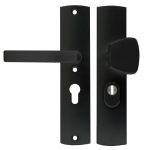 Axa Curve Veiligheidsbeslag PC55 met kerntrekbeveiliging knop/kruk SKG3 zwart