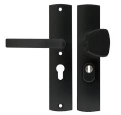 Axa Curve Veiligheidsbeslag PC55 met kerntrekbeveiliging knop/kruk SKG3 zwart