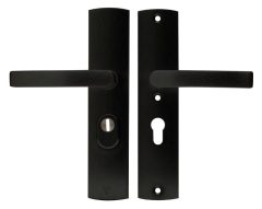 Axa Curve Veiligheidsbeslag PC55 met kerntrekbeveiliging kruk/kruk SKG3 zwart