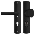 Axa Curve Veiligheidsbeslag PC72 met kerntrekbeveiliging knop/kruk SKG3 zwart