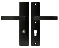 Axa Curve Veiligheidsbeslag PC72 met kerntrekbeveiliging kruk/kruk SKG3 zwart