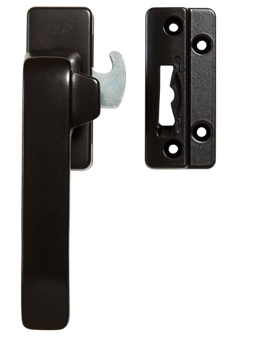 AXA Raamsluiting links 3327 zwart