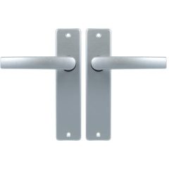 Ami Kortschild Blind Met Deurklink Blok Aluminium F1