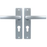 Ami Kortschild PC55 Met Deurklink Blok Aluminium F1