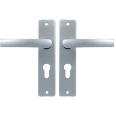 Ami Kortschild PC55 Met Deurklink Blok Aluminium F1