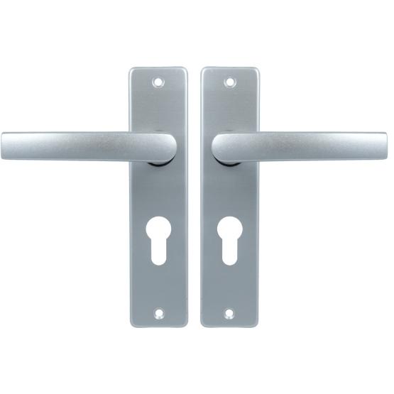 Ami Kortschild PC55 Met Deurklink Blok Aluminium F1