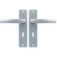 Ami Kortschild SL56 Met Deurklink Blok Aluminium F1