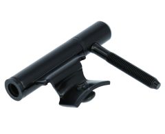 Inboorpaumelle voor houten deuren en metalen metselkozijnen staal zwart