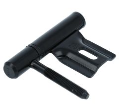 Inboorpaumelle voor houten deuren en metalen montagekozijnen staal zwart