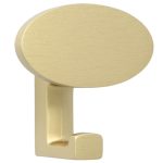 Haak ovaal verouderd goud