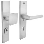 Intersteel Veiligheidsbeslag PC55 Rechthoekig met kerntrek beveiliging greep/kruk Jura SKG3 Aluminium F1