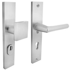 Intersteel Veiligheidsbeslag PC55 Rechthoekig met kerntrek beveiliging greep/kruk Jura SKG3 Aluminium F1