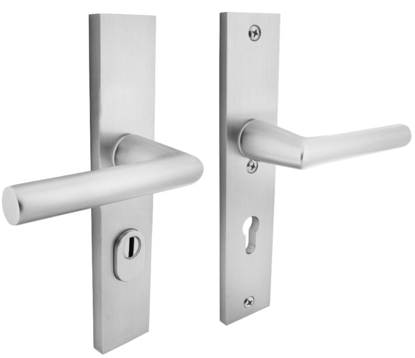 Intersteel Veiligheidsbeslag PC55 Rechthoekig met kerntrek beveiliging kruk/kruk Jura SKG3 Aluminium F1