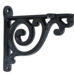 Mini Plankdrager 102 x 90 mm ijzer zwart