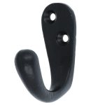 Kapstokhaakje ijzer zwart 50 mm