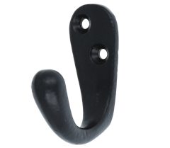 Kapstokhaakje ijzer zwart 50 mm