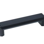 Greep recht 141 x 30 x 128 mm zwart