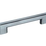 Greep recht 157 x 30 x 128 mm zilvergrijs schaduw