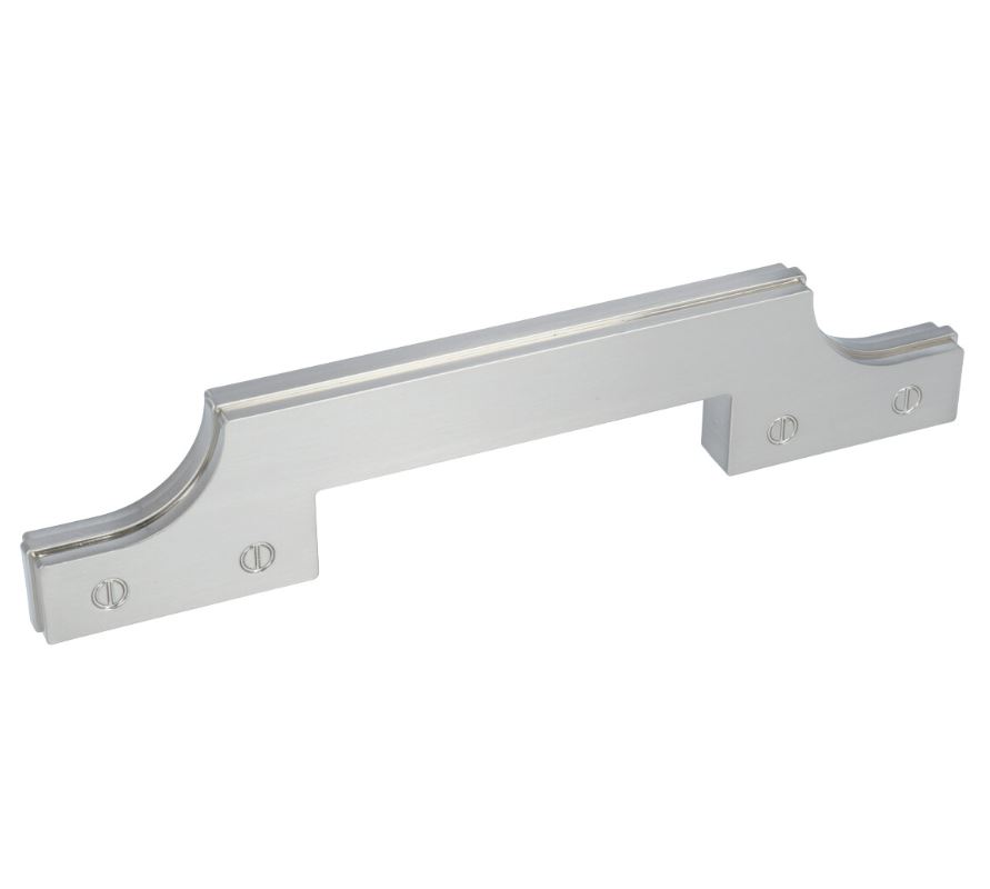 Greep smal 176 x 38 x 128 mm mat nikkel