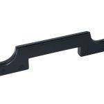 Greep smal 176 x 38 x 128 mm zwart