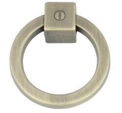 Ringgreep vast 60 mm brons antiek