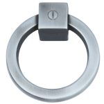 Ringgreep vast 60 mm zilvergrijs schaduw