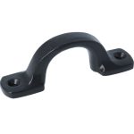 Booggreepje 80 mm IJzer zwart