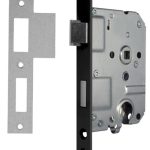 AXA dag-nachtslot cilinder PC55 met zwarte Voorplaat