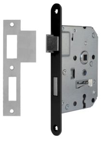 AXA dag-nachtslot klavier SL56 met zwarte Voorplaat