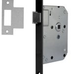 AXA Loopslot met zwarte Voorplaat