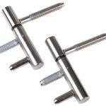 Starx inboorpaumelle voor stalen kozijnen vernikkeld 70 x 12 mm