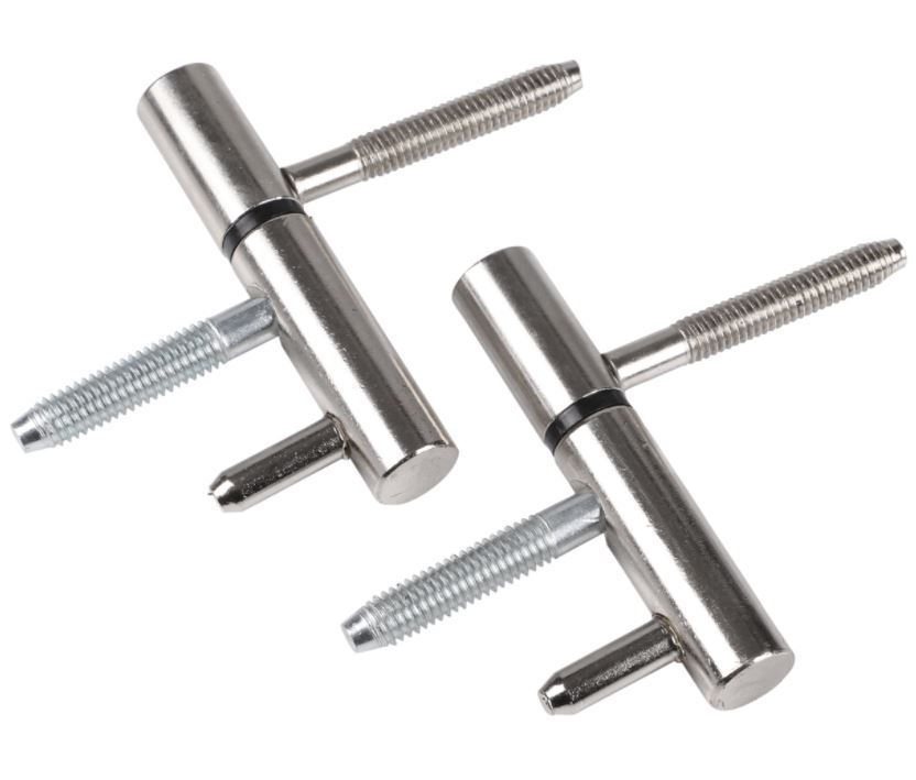 Starx inboorpaumelle voor houten kozijnen vernikkeld 75 x 14 mm