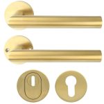 SKG3 Veiligheid Achterdeur Set Sharon PVD mat Goud