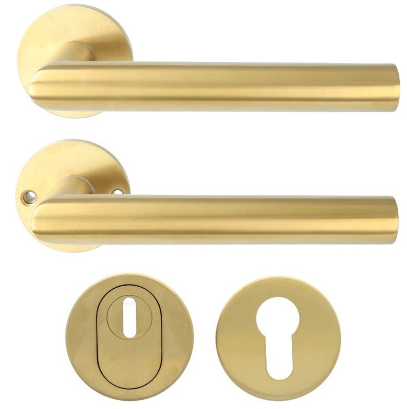 SKG3 Veiligheid Achterdeur Set Sharon PVD mat Goud