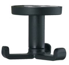 Kapstokhaak Draaibaar Onderbouw Kunststof zwart