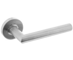 Intersteel enkele deurklink Jura op rozet verdekt ø53x10mm rvs