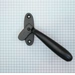 Raamboom ijzer zwart rechts