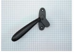 Raamboom ijzer zwart links