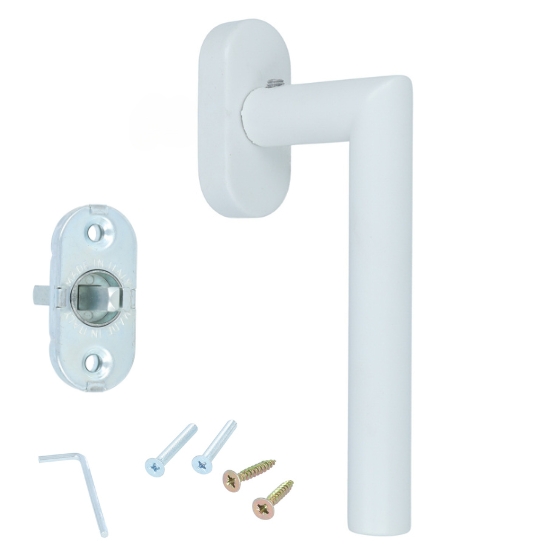 Draaikiepgarnituur BASIC LBII-19DK-O mat Wit - Afbeelding 3