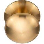 Voordeurknop BASIC LB80V Vast met Rozet PVD mat goud