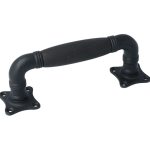 Deurgreep Timeless MG1934C mat zwart/Ebbenhout