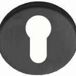 PC-Plaatje Rond 52 mm PVD Gunmetal