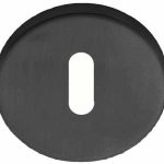 Sleutelplaatje Rond 52 mm PVD Gunmetal