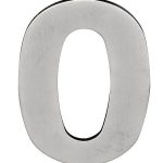 BASICS Huisnummer LBHN100-0 PVD mat rvs