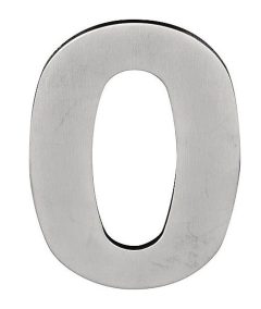 BASICS Huisnummer LBHN100-0 PVD mat rvs