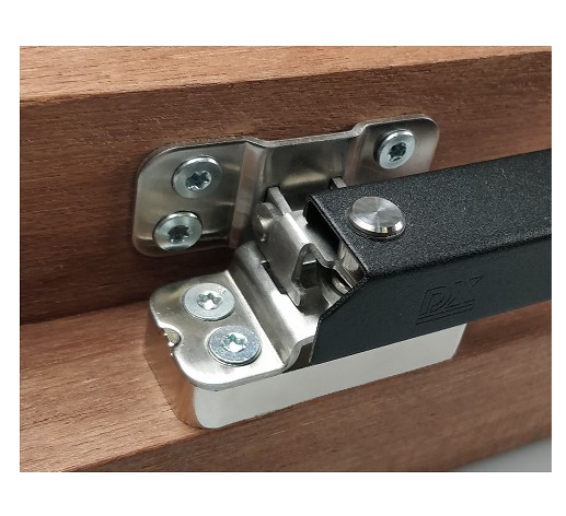 Raamuitzetter SKG2 wegdraaibaar korte hendel rvs - Afbeelding 3