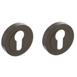 Intersteel cilinderrozetten verdekt ø52x10mm met nokken antraciet grijs